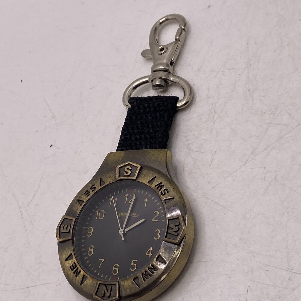 Cherokee Camping Clip Watch Works New Battery